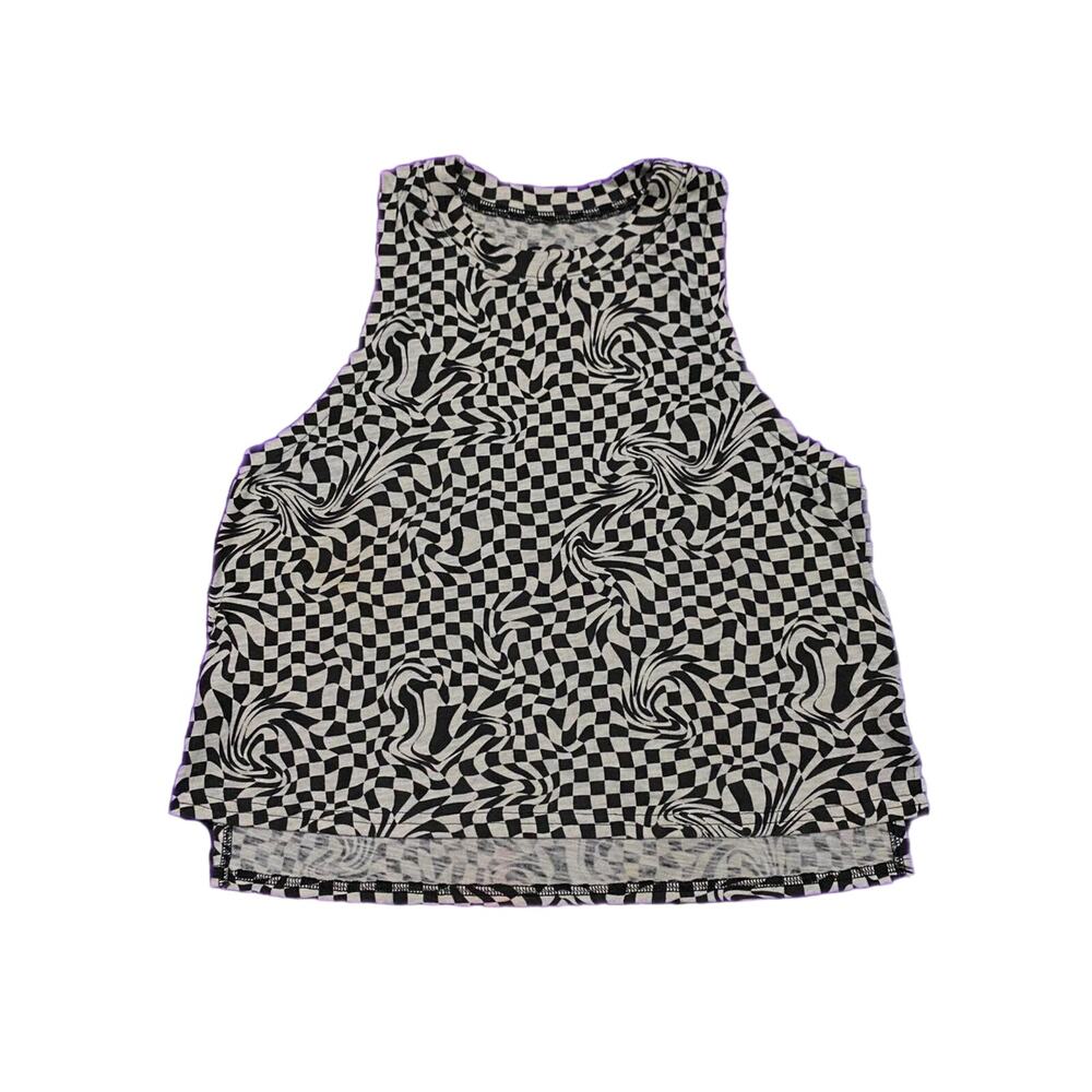 SO trippy checkered top
